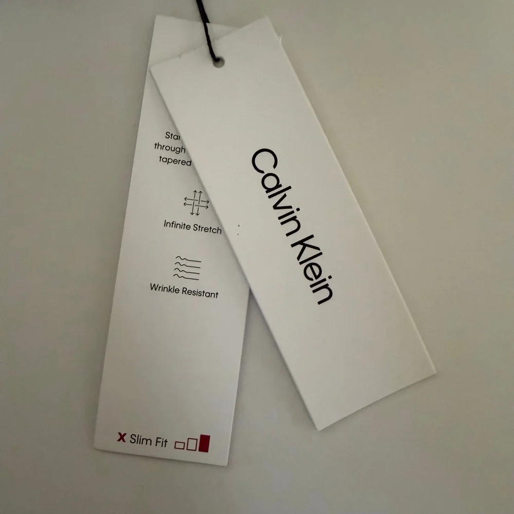 Calvin Klein Navy Slim Fit Men’s Dress Pants Jerome 36W x 32L NEW NWT MSRP: $190